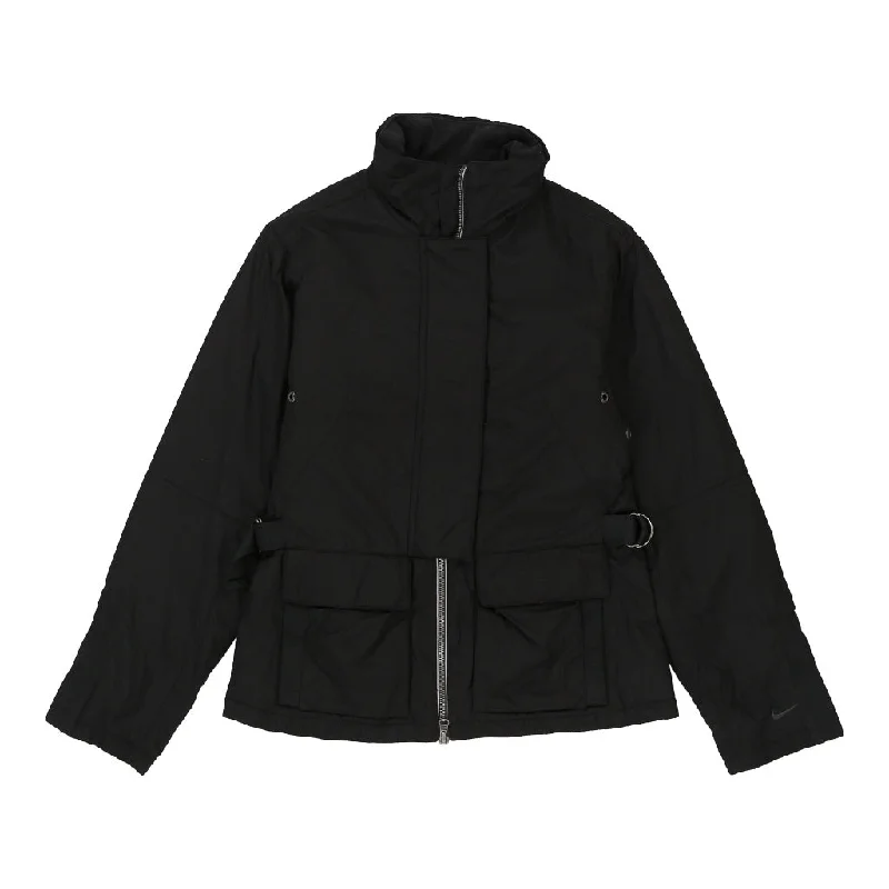 Nike Jacket - Small Black Nylon Blend Jacket Blazer Coat