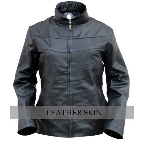 Black Women Leather Jacket Faux Fur Jacket Real Fur Jacket Shearling Jacket