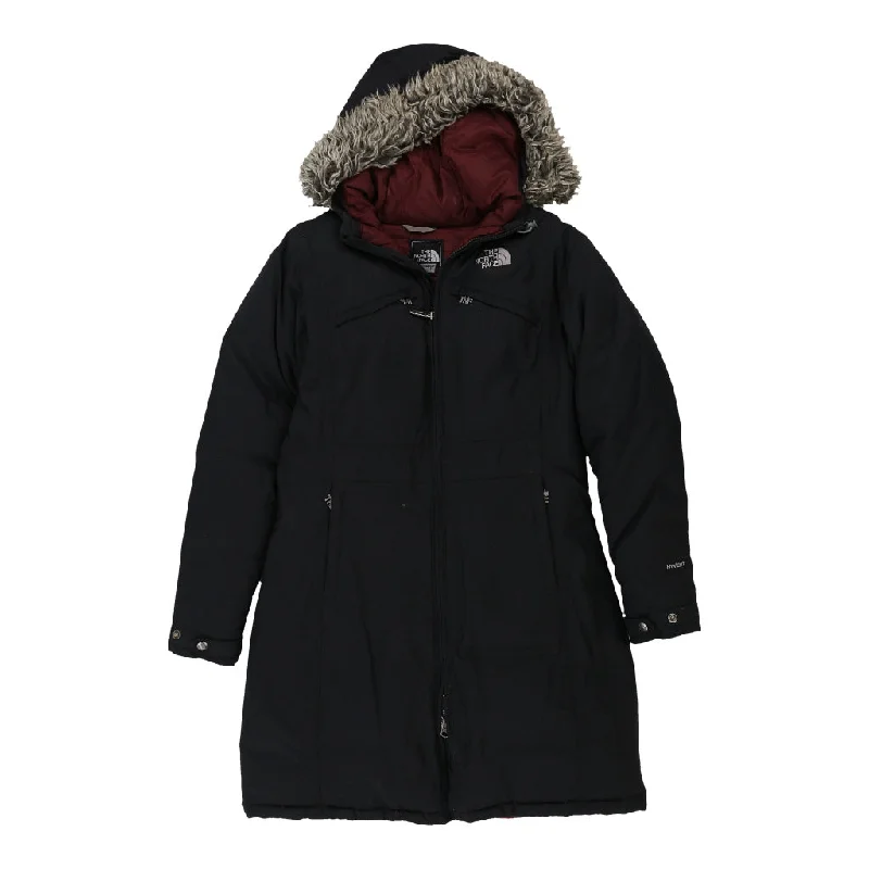 The North Face Jacket - Small Black Down Snapped Jacket Toggled Jacket Drawstring Jacket