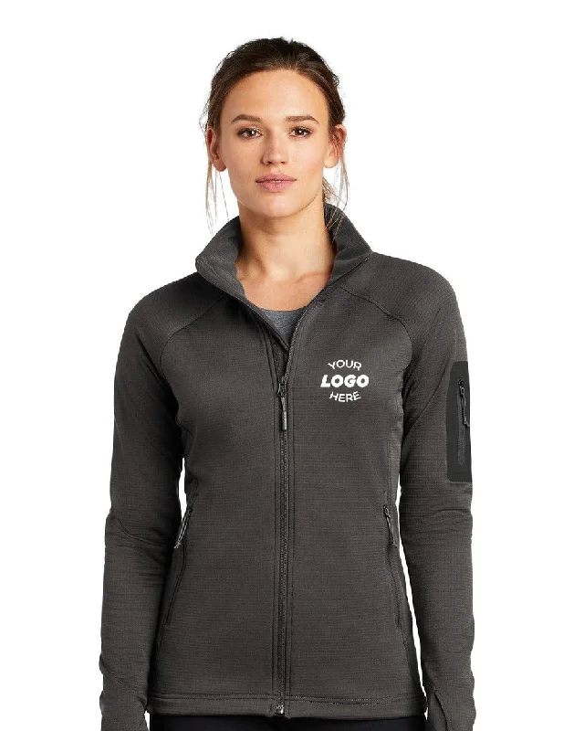 The North Face Ladies Mountain Peaks Full-Zip Fleece Jacket NF0A47FE Fleece Fabric Down Fabric Feather Fabric