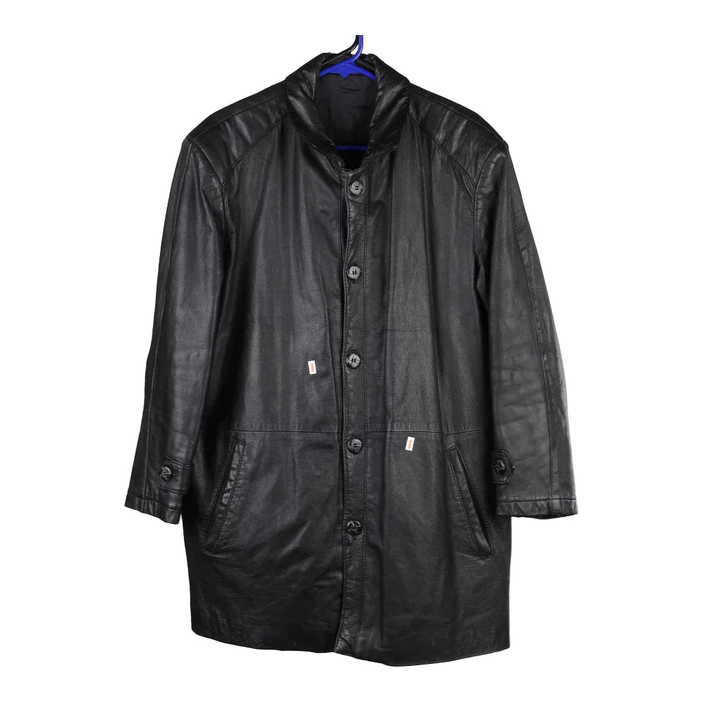 Unbranded Leather Jacket - XL Black Leather Jacket Blazer Coat