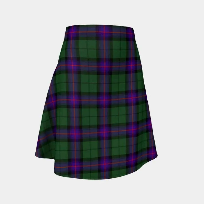 Armstrong Modern Tartan Flared Skirt maxi skirt elegant