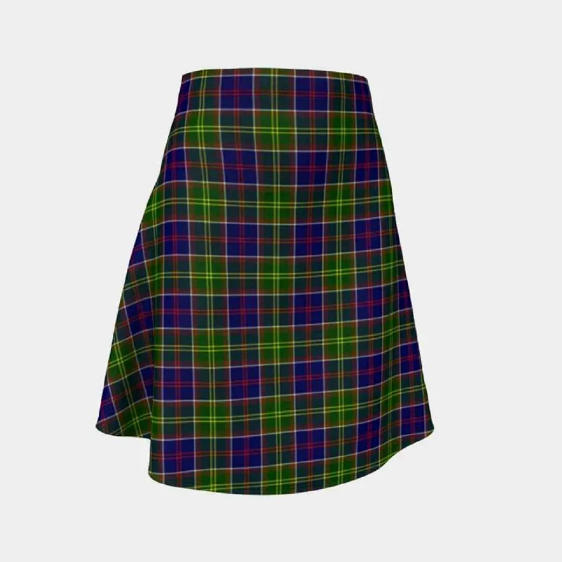 Ayrshire District Tartan Flared Skirt denim skirt casual