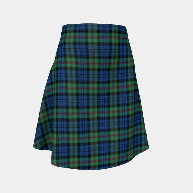 Baird Ancient Tartan Flared Skirt denim skirt trendy