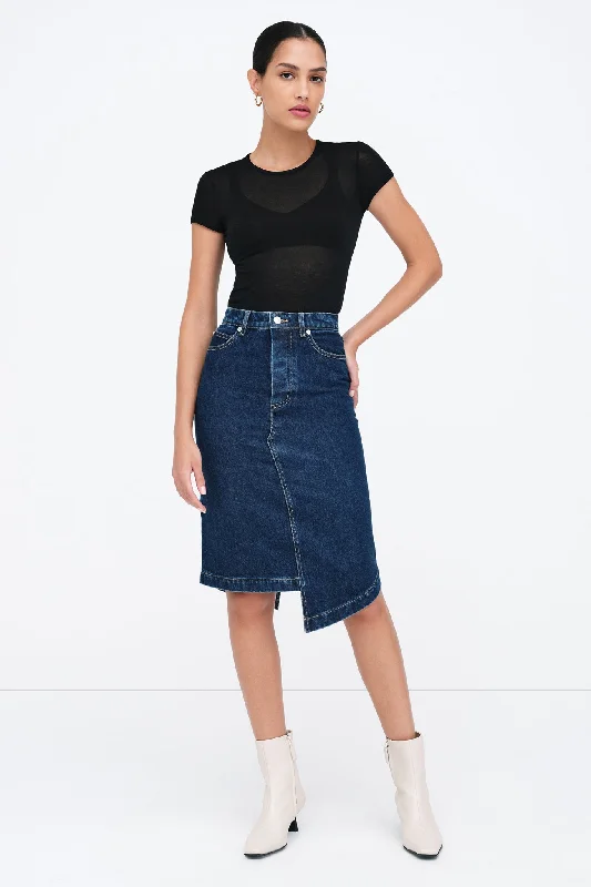 LES Denim Skirt denim skirt casual