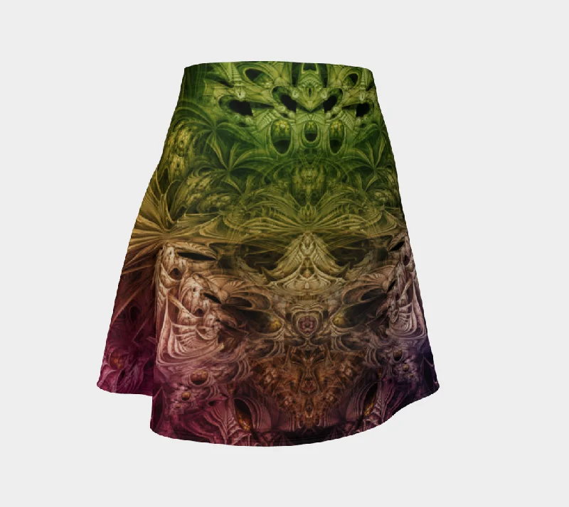 SPECTRAL EVIDENCE FLARE SKIRT relaxed fit skirt