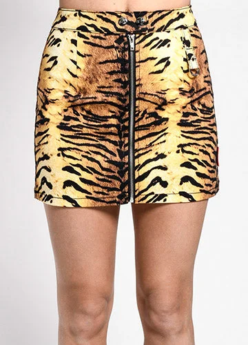 Tiger Mini Skirt by Tripp NYC corduroy skirt textured